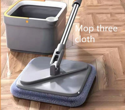 Hands-free Lazy Rotary Mop Household One Mop Clean Flat