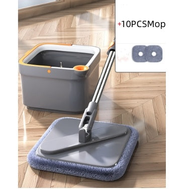 Hands-free Lazy Rotary Mop Household One Mop Clean Flat