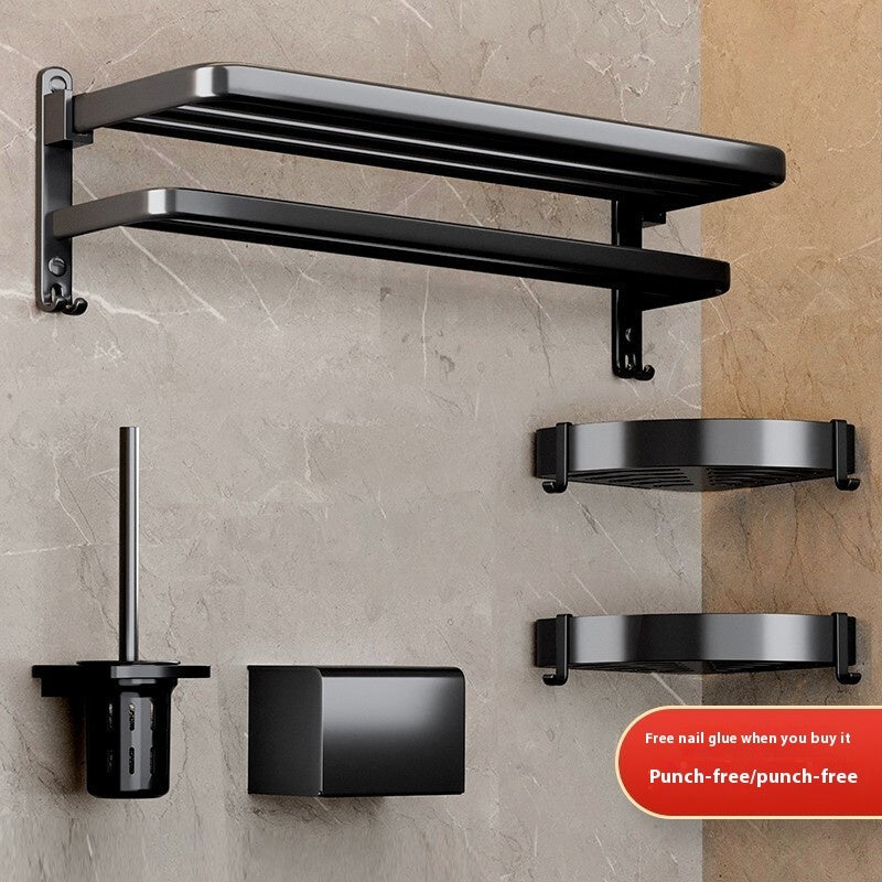 Towel Rack Black Bathroom Rack Bathroom Pendant